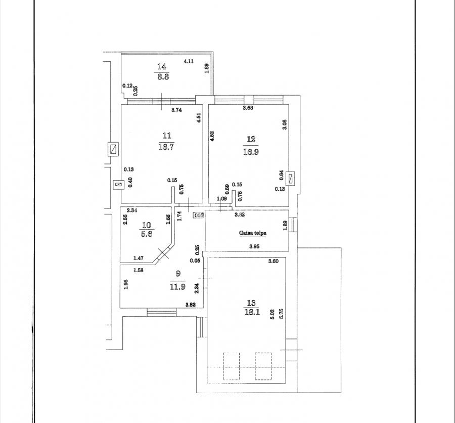 На продажу дом близнец в поселке Апоги. 
