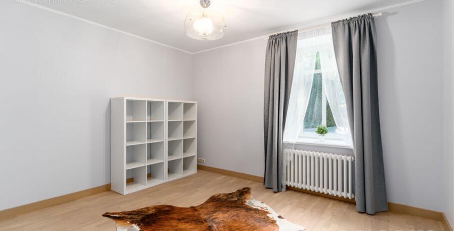 Spacious apartment for rent in a renovated house on Šampētera Street.