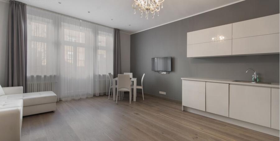 We offer apartment in the prestigious embassy district of the Latvian capital.