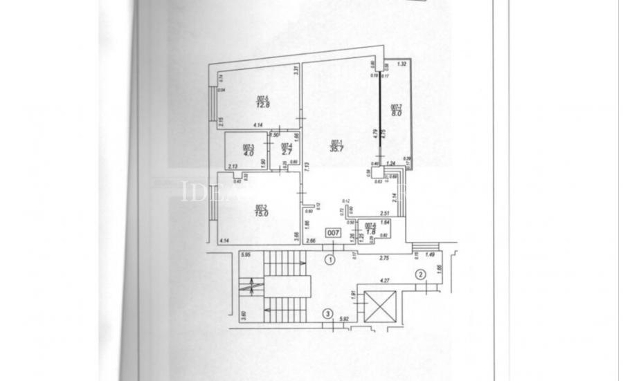 Three-room apartment in a new project opposite Viesturdārzs. 