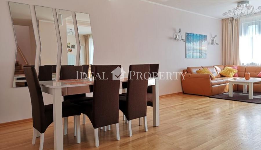 We offer the house for long-term rent in the modern village of Saliena, Pinki, between Jurmala and Riga. 