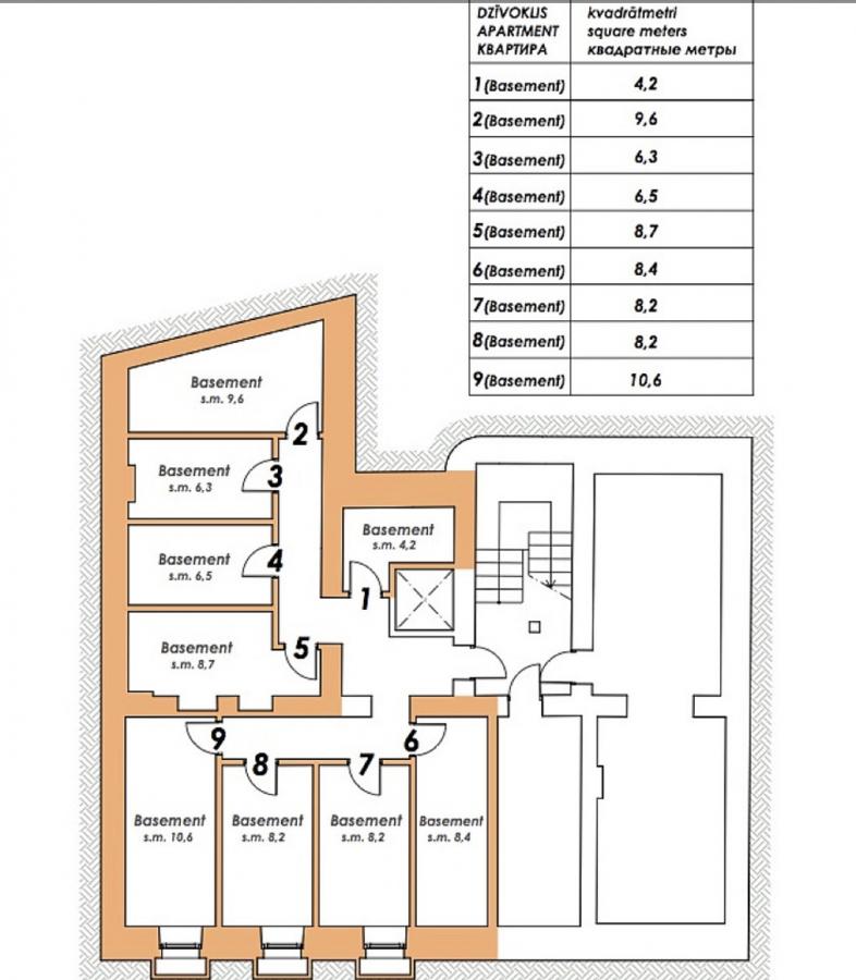 For sale we offer apartment in new complex at Dzirnavu street.