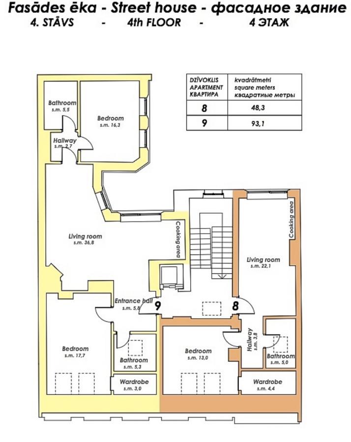 For sale we offer apartment in new complex at Dzirnavu street.