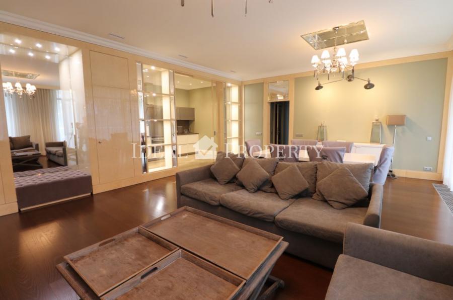 Spacious 4room apartment in residential apartment building in Jurmala.