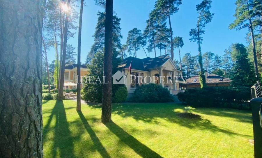 A beautiful three storey house for sale and rent in Jurmala.