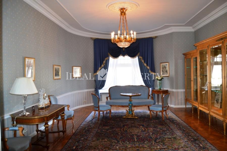 For sale is a respectable 7-room apartment in the embassy area.