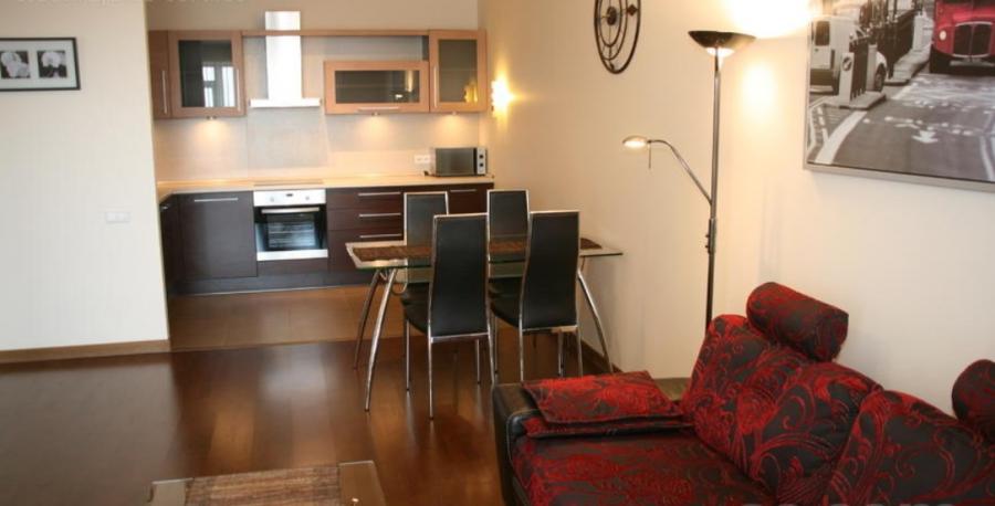 Fully furnished and equipped with all needed home appliances, modern one bedroom apartment in a nice and handy place of Riga -