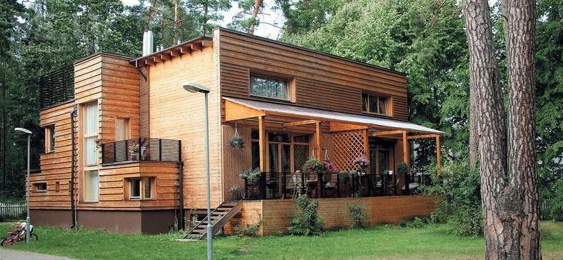 A very beautiful property on the first line of sea in Bulduri in Jurmala. 