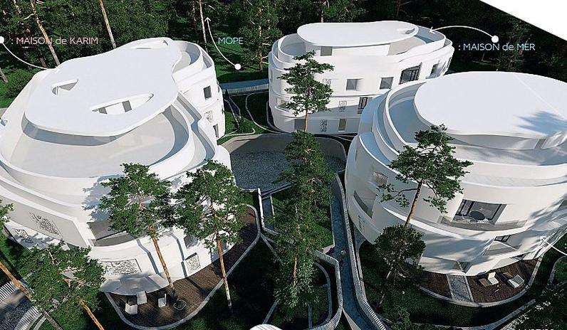 For sale apartment with 4-bedrooms in the project MAISON de KARIM.