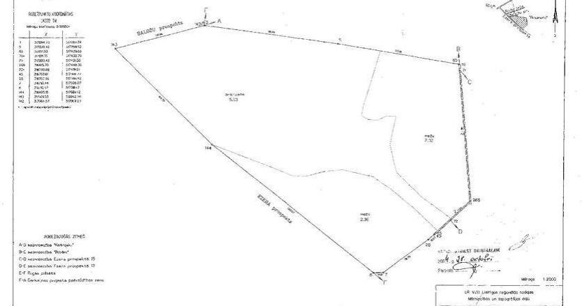 Pārdod zemes gabalu Bergos