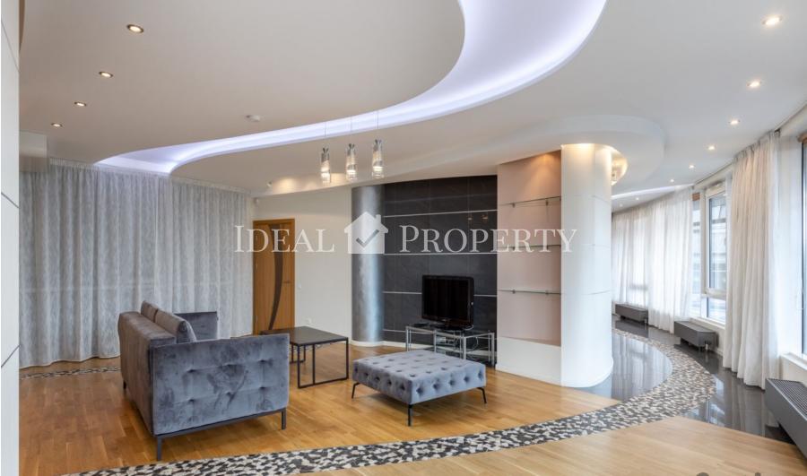 Exclusive waterfront apartment overlooking the Daugava river.