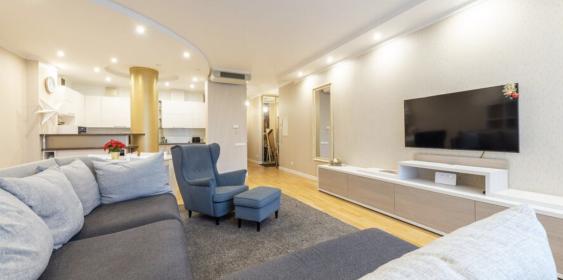 Cozy apartment for rent with underground parking in a quiet center in the new building called “Centra Nams” Property. Riga. Jurmala. Latvia.